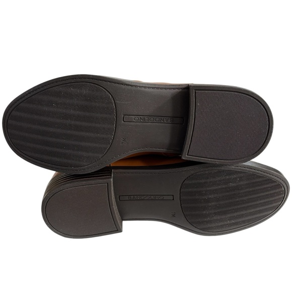 BANDOLINO Romi Womens Faux Leather Round Toe Knee-High Boots in Medium Natural 7 - Picture 9 of 15